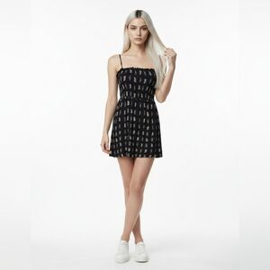 Adore Me Spaghetti Strap Mini Dress Blue And White Size Small